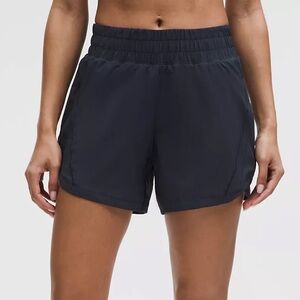 Lululemon Track That Medium Rise Lined Shorts Black Size 4 Athleisure